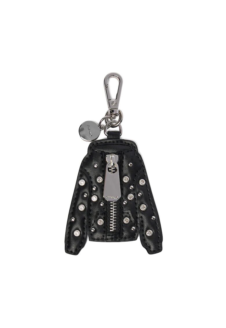 Pinko Ключодържател Black Charm Hoodie - екологичен - черен