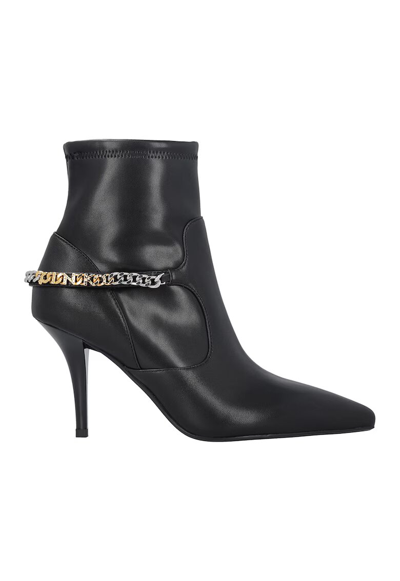 Pinko Кожени боти с остър връх и еко кожа