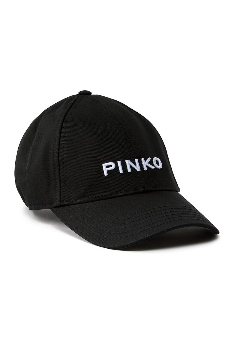 Pinko Регулируема шапка с лого - Черен