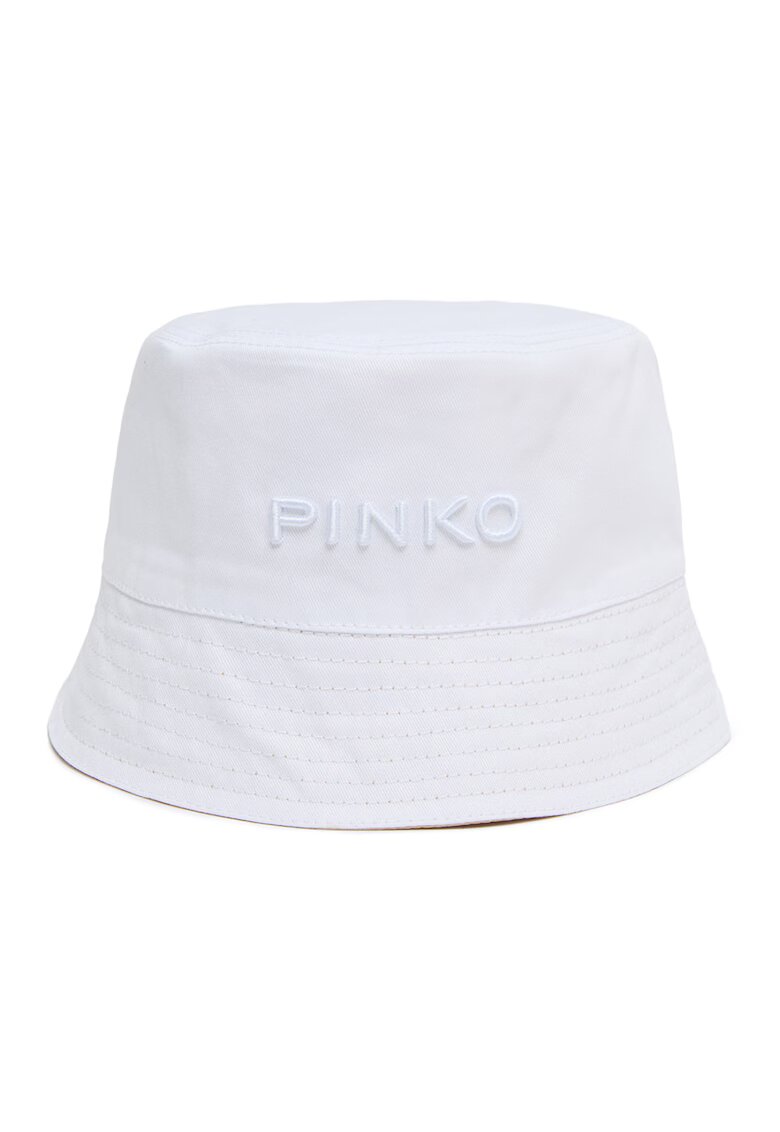 Pinko Шапка Bucket с лого - Бял
