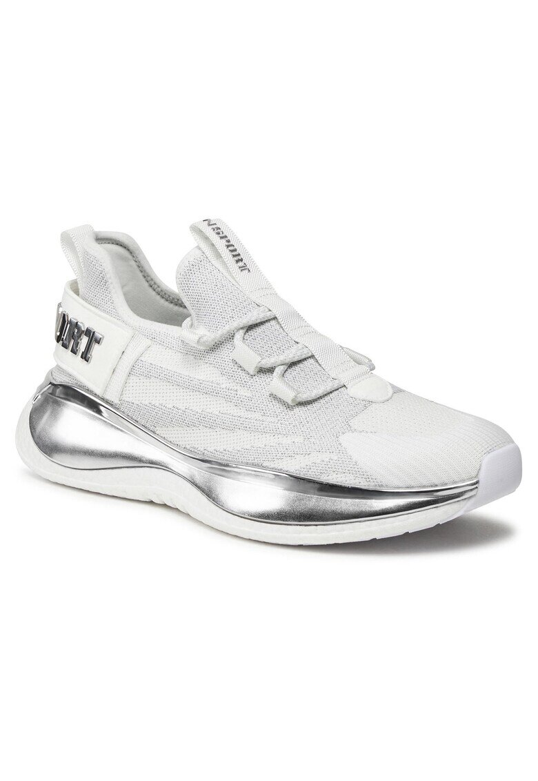 Plein Sport Мъжки кецове - The Bubble Gen.X.02 - бели - текстил