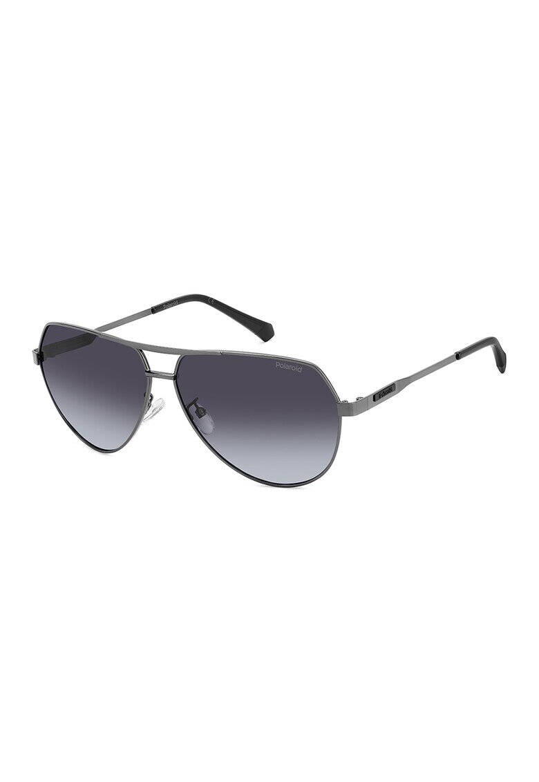 Polaroid Слънчеви очила Aviator с поляризация - Tъмносив