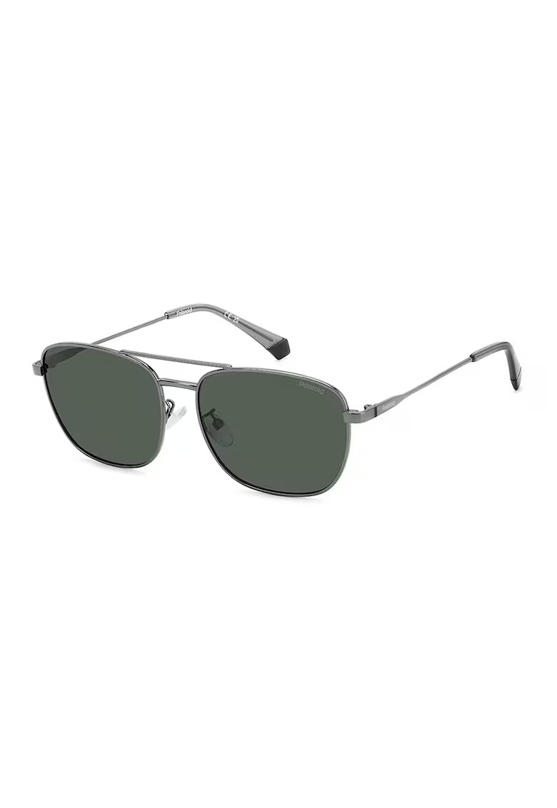 Polaroid Слънчеви очила Aviator с поляризация - Тъмносребрист