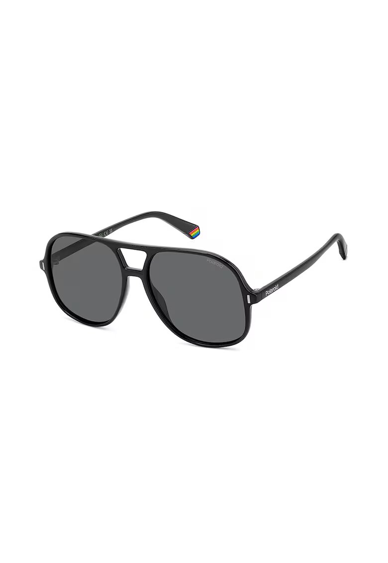 Polaroid Унисекс слънчеви очила Aviator с поляризация