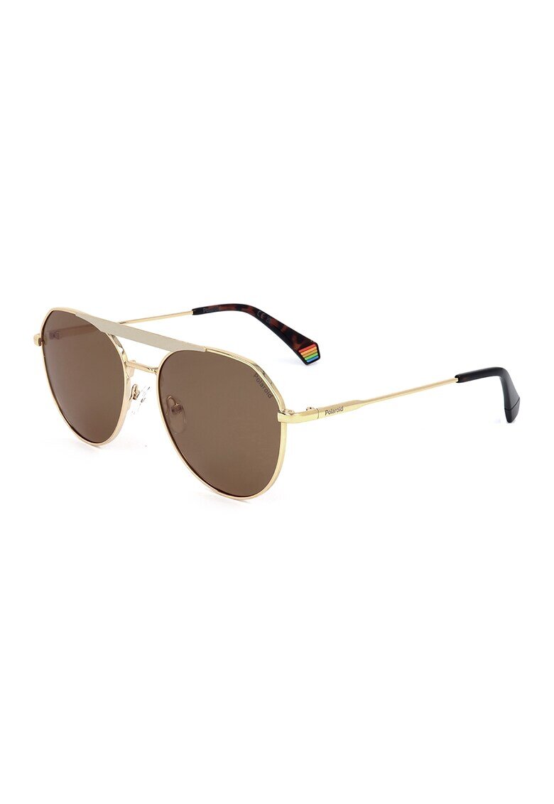 Polaroid Унисекс слънчеви очила Aviator с поляризация