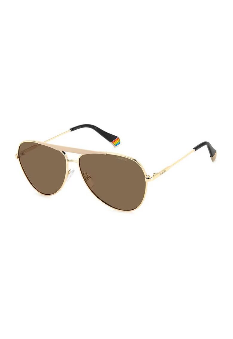 Polaroid Унисекс слънчеви очила Aviator с поляризация