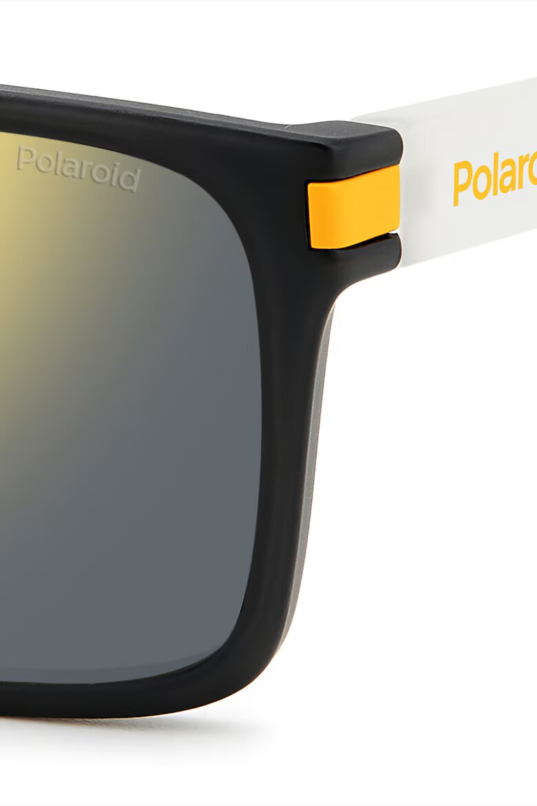 Polaroid Унисекс слънчеви очила с огледални поляризирани стъкла