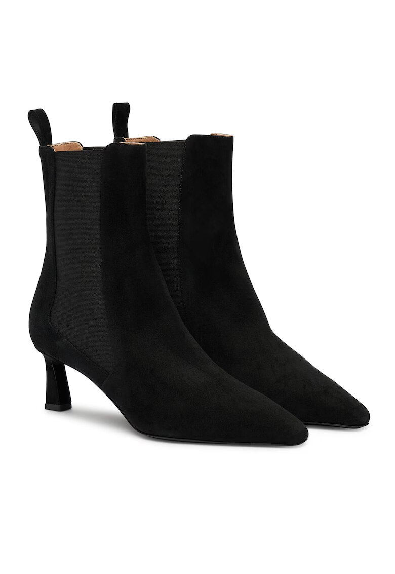 Pollini Дамски боти SA21015M0NTA0000 - Естествена кожа - Черни