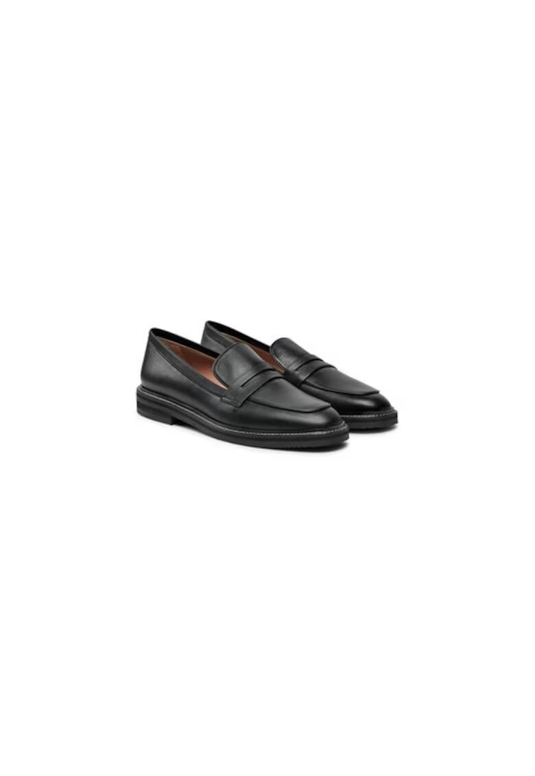Pollini Дамски мокасини 304508080 - Естествена кожа - Черни - Черен