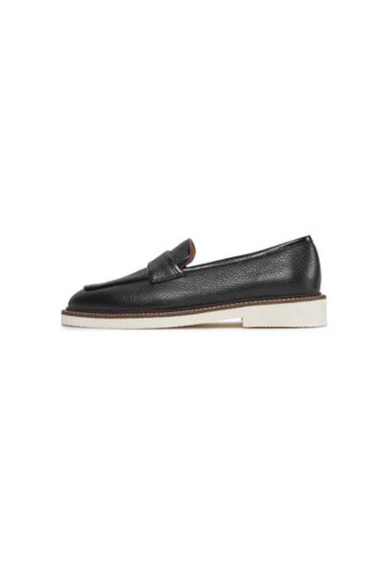 Pollini Дамски мокасини SA10033G1ITD200A - Естествена кожа - 36 EU - Черни