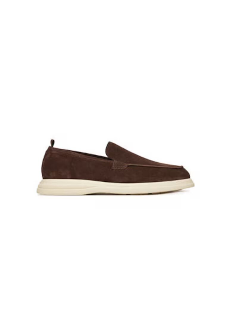 Pollini Мъжки мокасини SB10163G0MUB0301 - Естествена кожа -