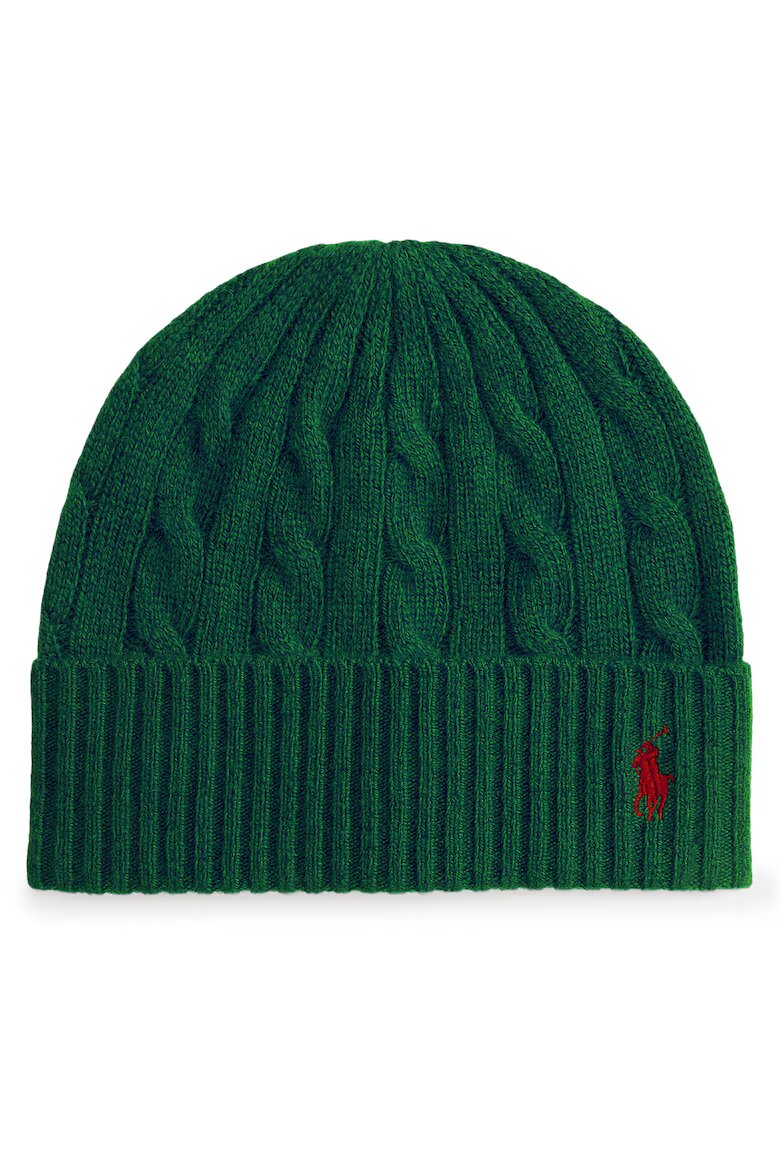 Polo Ralph Lauren Дамска шапка вълна и кашмир зелена One Size INTL