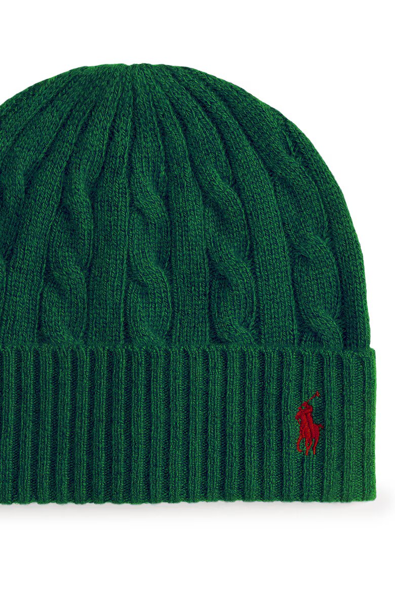 Polo Ralph Lauren Дамска шапка вълна и кашмир зелена One Size INTL