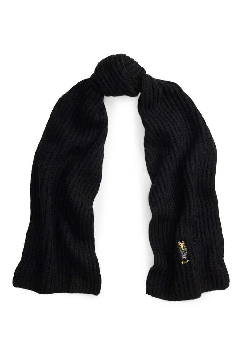 Polo Ralph Lauren Дамски шал вълна черен One Size INTL