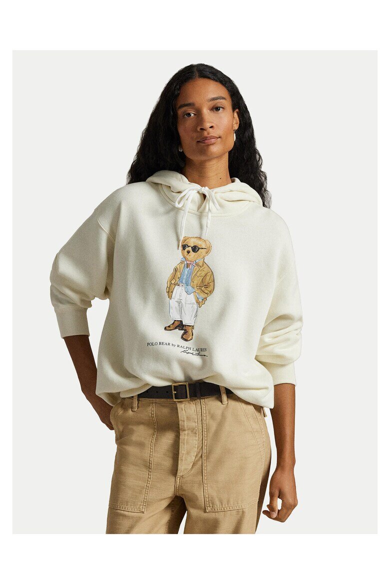 Polo Ralph Lauren Дамски суичър памук екрю Екрю