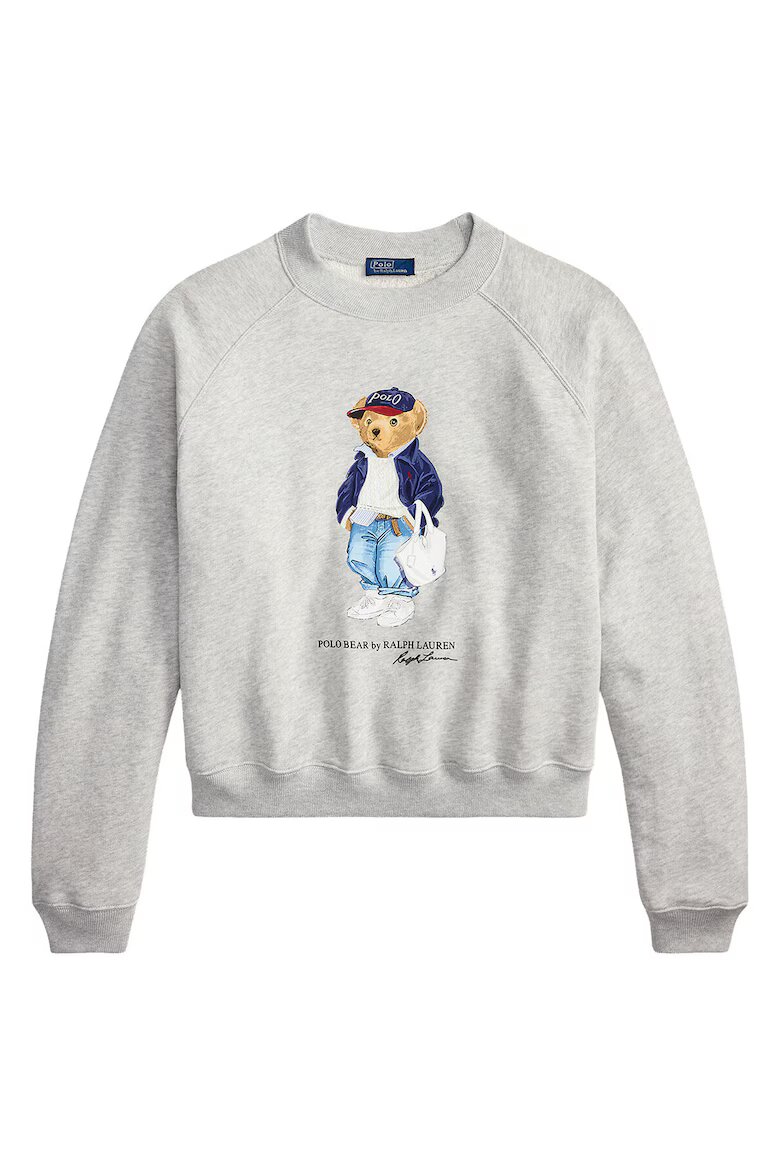 Polo Ralph Lauren Дамски суичър сив памук 84 Сив