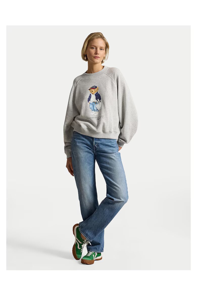 Polo Ralph Lauren Дамски суичър сив памук 84 Сив