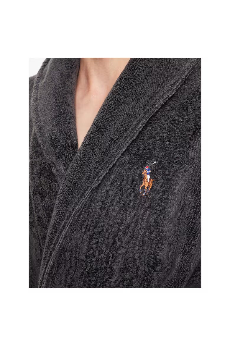 Polo Ralph Lauren Халат за баня сив памук Сив