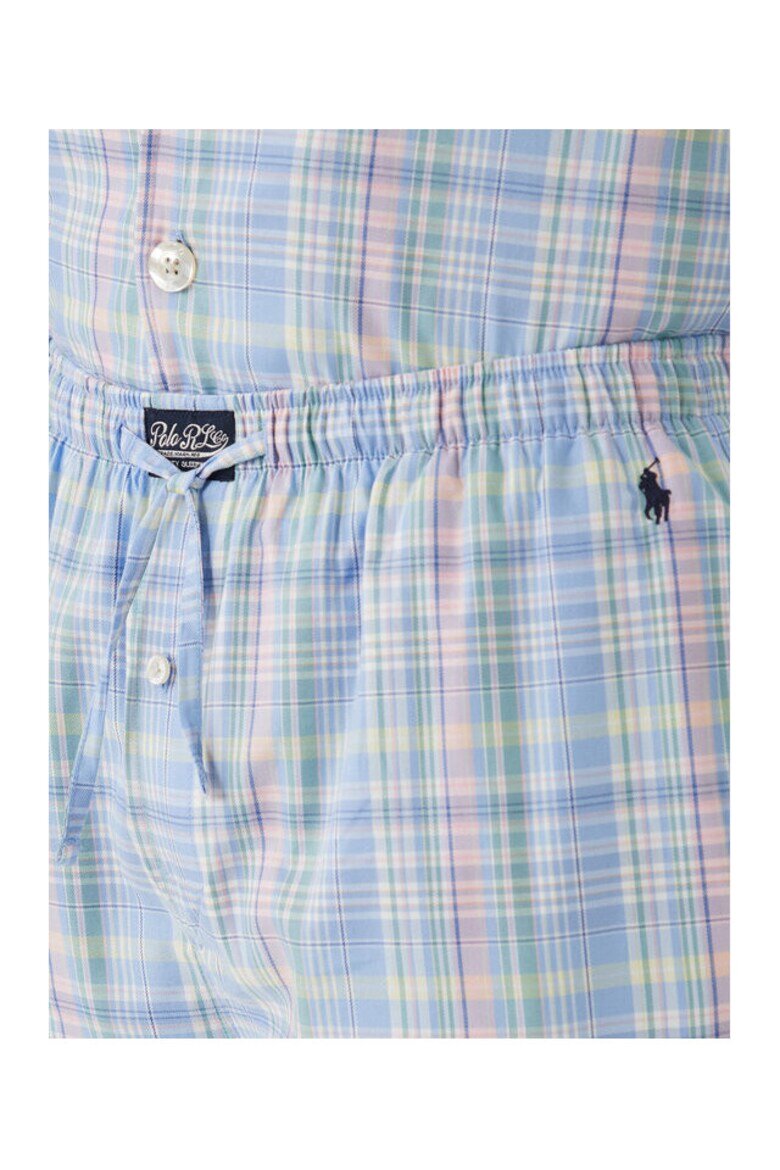 Polo Ralph Lauren Мъжка многоцветна карирана пижама Многоцветен