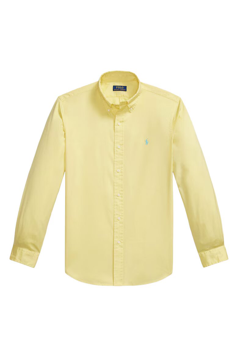 Polo Ralph Lauren Мъжка риза памук жълт закопчаване с копчета