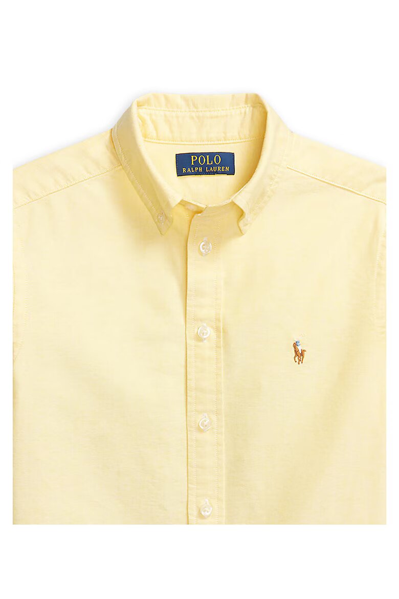 Polo Ralph Lauren Мъжка риза памук жълт закопчаване с копчета