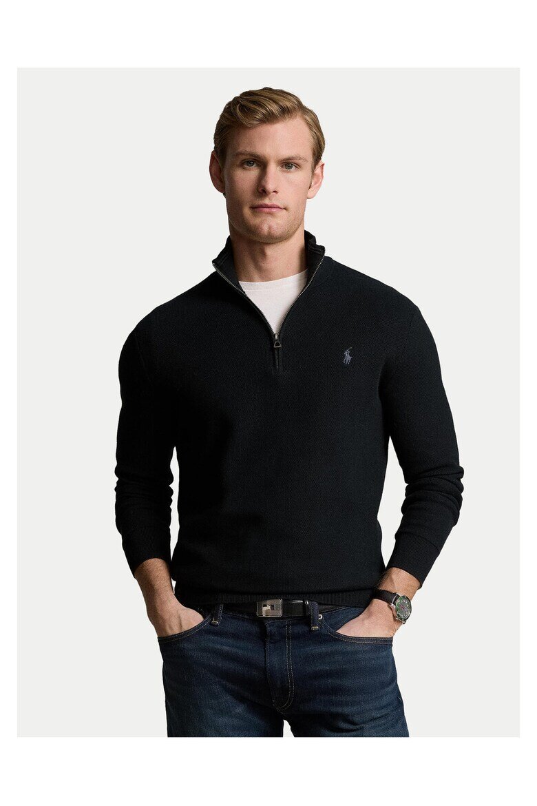 Polo Ralph Lauren Мъжки пуловер 100% памук черен