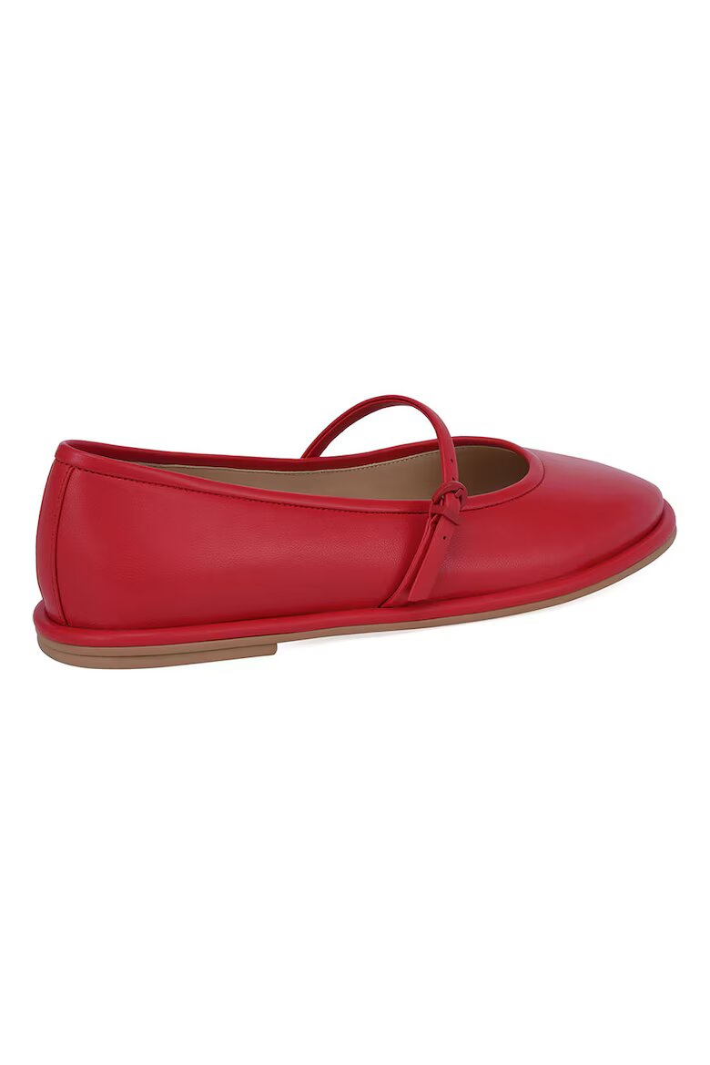 Potamy Кожени пантофки Mary Jane Червен