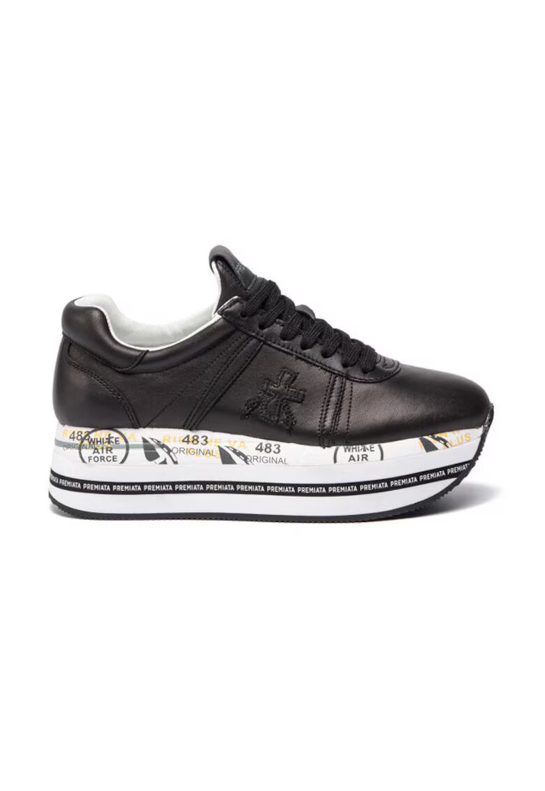 Premiata Маратонки за дами - Beth 3873 - естествена кожа - черни