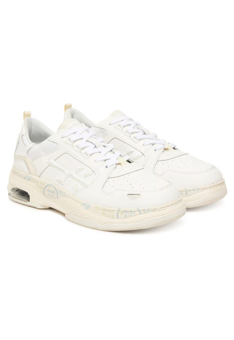 Premiata Мъжки кецове - DRAKE VAR 299 - бели - текстил