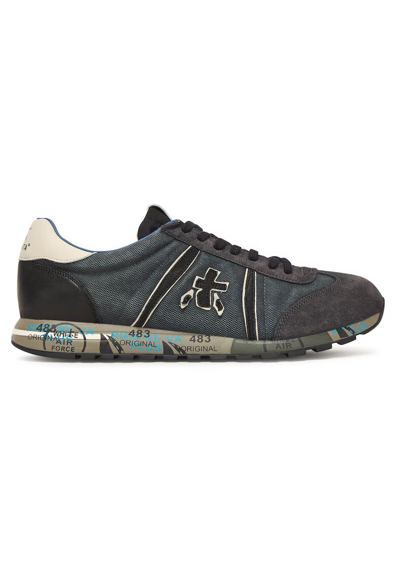 Premiata Мъжки спортни обувки LUCY VAR 7770 - тъмносини - текстил