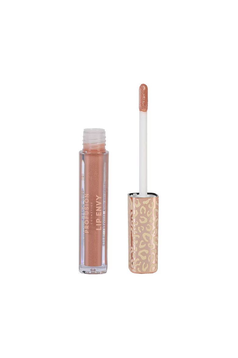 Profusion Cosmetics Комплект Lip Envy Crystal Nude ултра гладък и лъскав гланц за устни и молив за устни със сатенено покритие 35 ml + 03 g