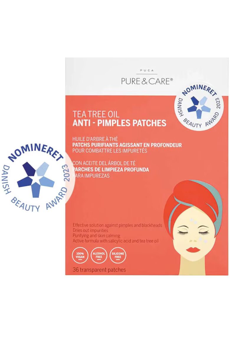 Puca Pure&Care Пластири против акне с чаено дърво и салицилова киселина 36 броя