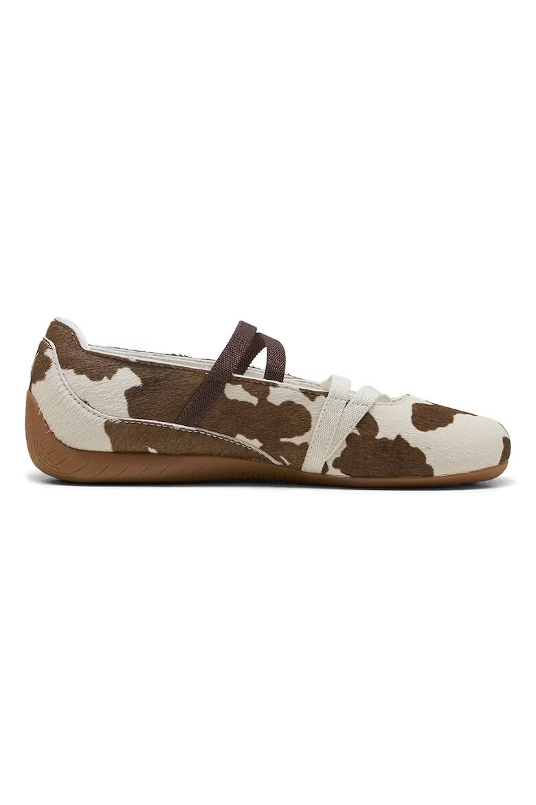 Puma Балерини Speedcat Cow Кафяв/Светло бежово