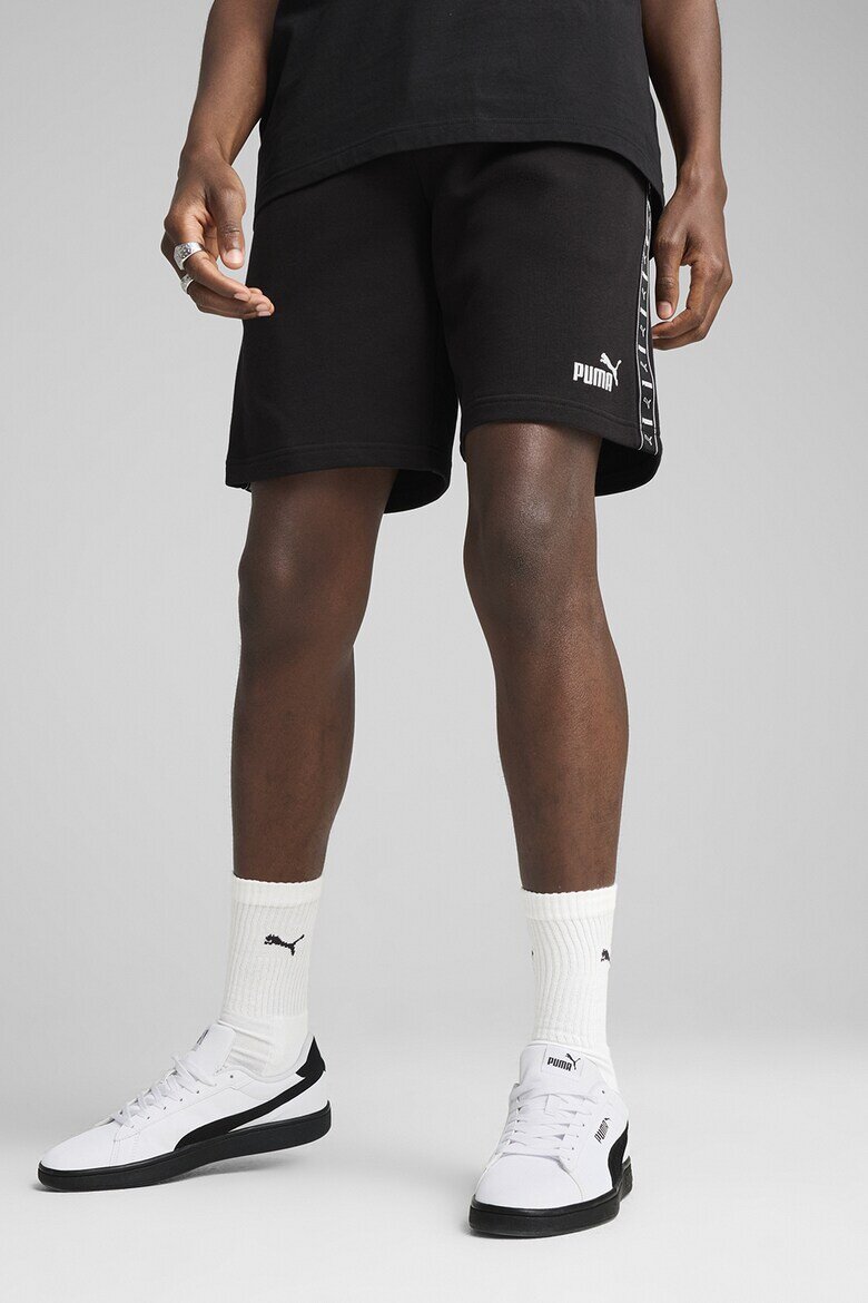 Puma Бермуди с лого Бял/Черен