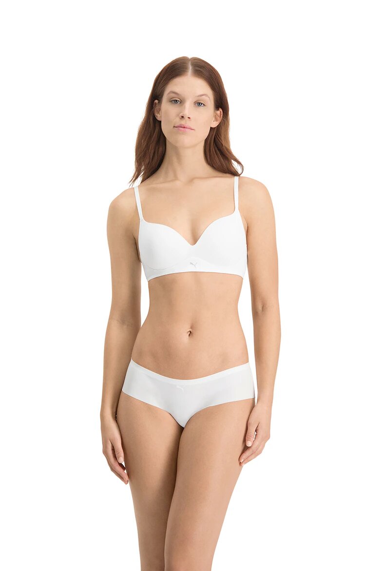 Puma Безшевни бикини тип хипстър - 2 чифта Бял
