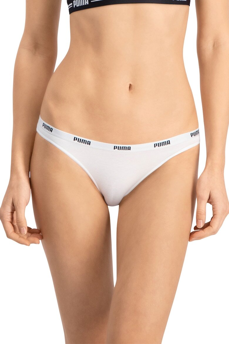 Puma Бикини с модал и памук - 2 чифта Бял