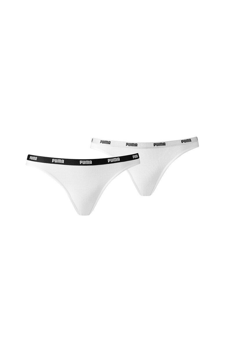 Puma Бикини с модал и памук - 2 чифта Бял