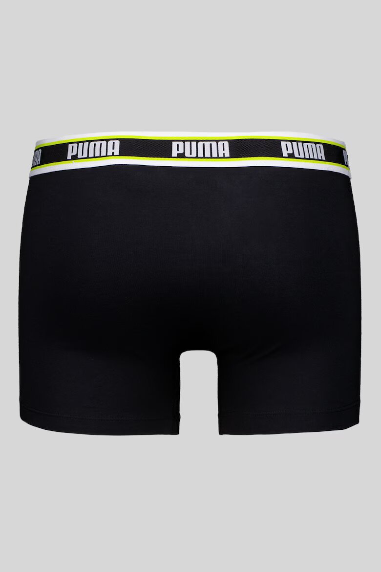 Puma Боксерки с лого на талията - 3 чифта Черен/Светло сив