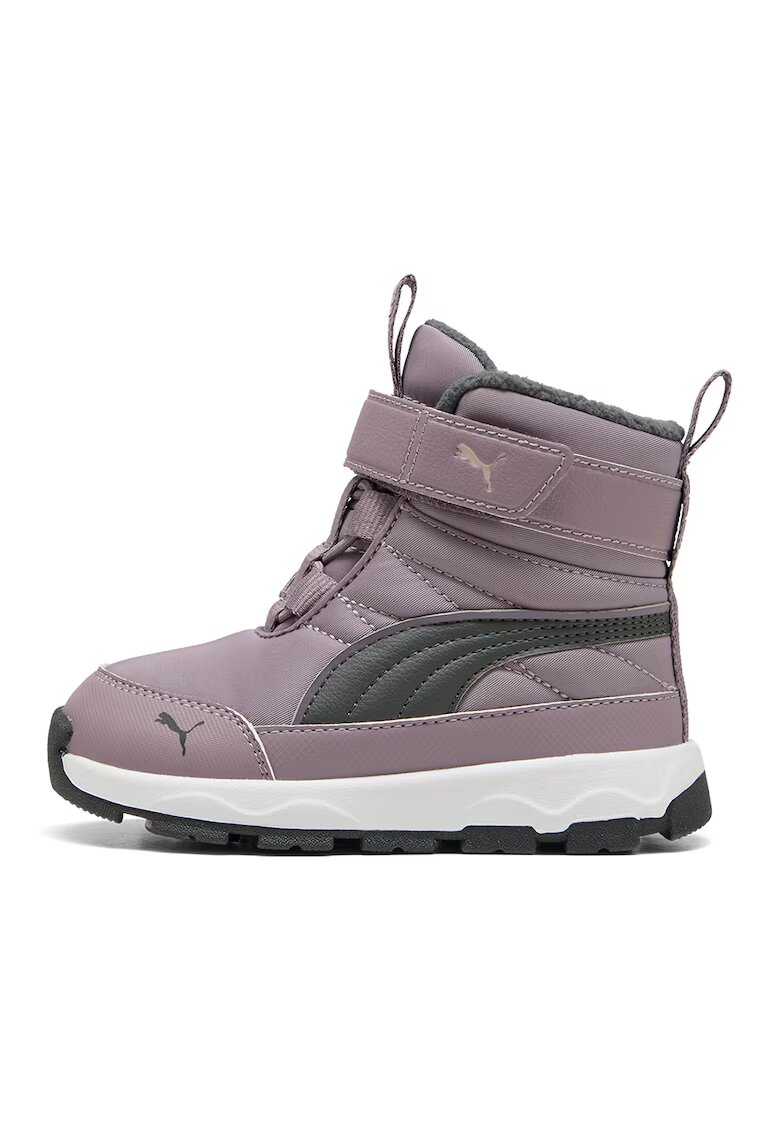 Puma Боти Evolve AC+ от еко кожа и текстил - Бледа лила/Tъмносив