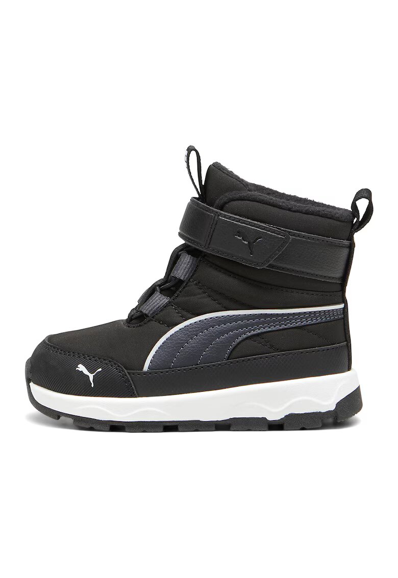 Puma Боти Evolve AC+ от еко кожа и текстил - Черен/Tъмносив