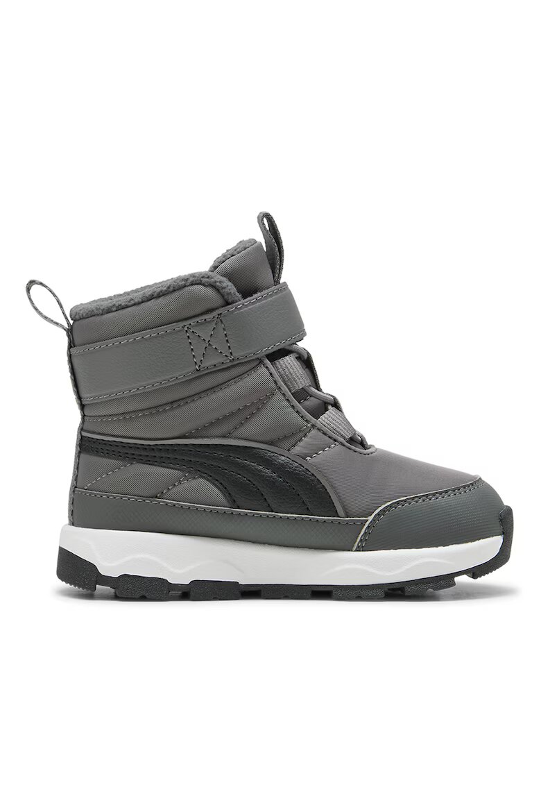 Puma Боти Evolve AC+ от еко кожа и текстил Избеляло черно/Tъмносив