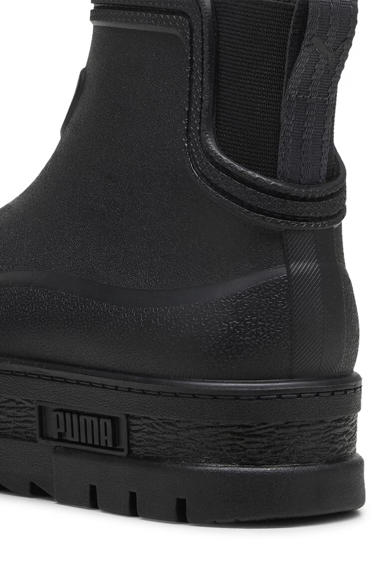 Puma Boti Mayze Chelsea с равна платформа Черен