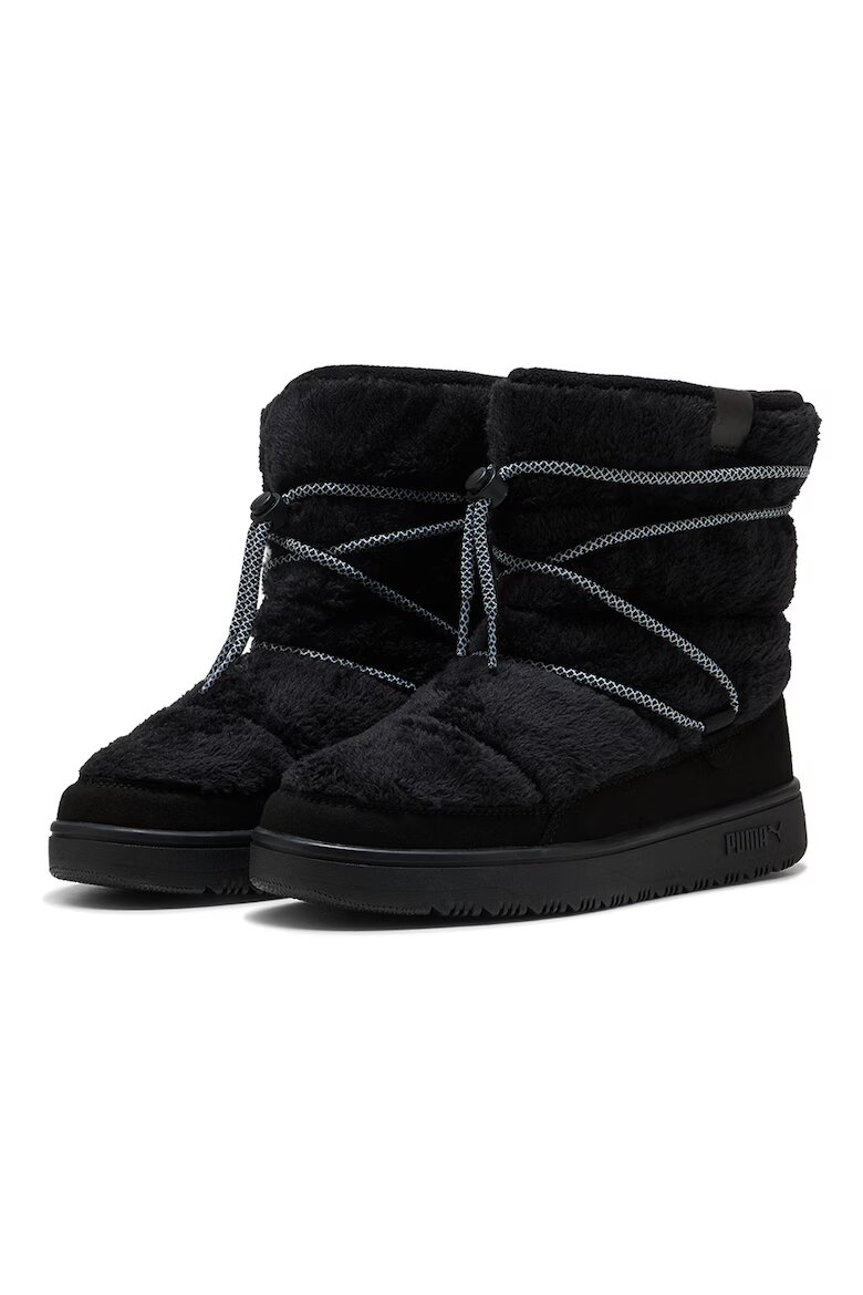 Puma Боти Snowbae с лесно обуване Черен
