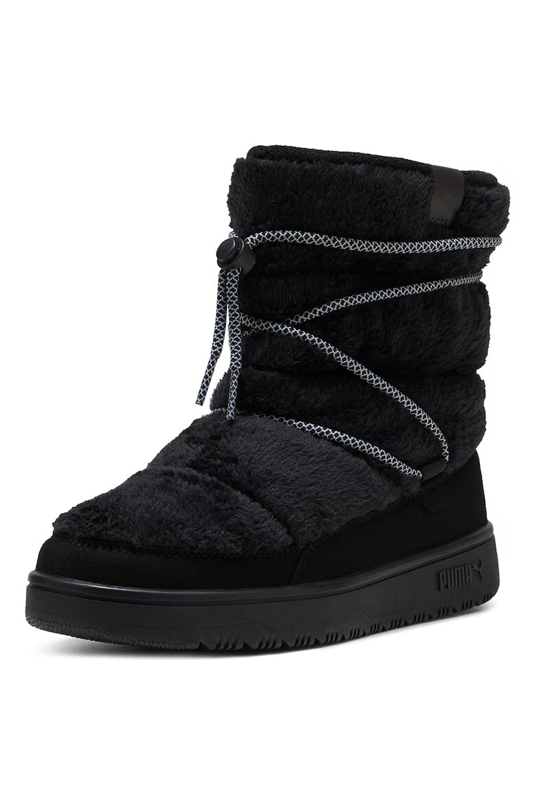 Puma Боти Snowbae с лесно обуване Черен