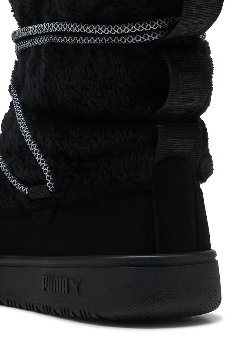 Puma Боти Snowbae с лесно обуване Черен