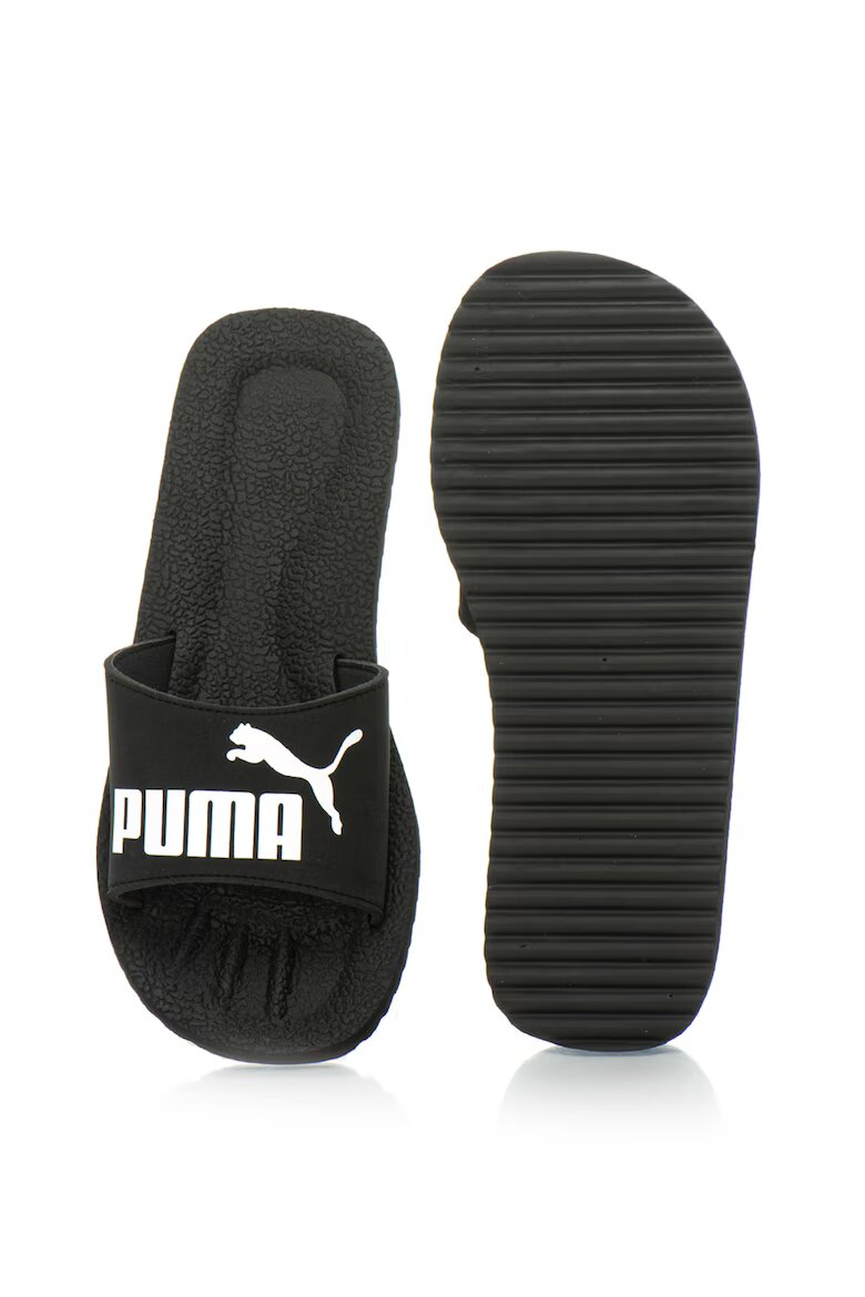 Puma Чехли Purecat с лого Бял/Черен