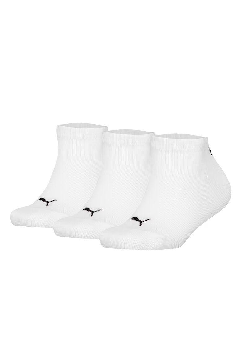 Puma Чорапи с лого - 3 чифта Бял