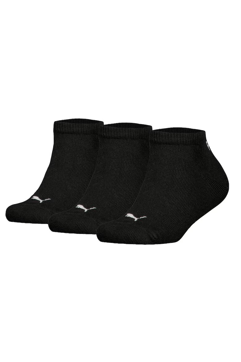 Puma Чорапи с лого - 3 чифта Черен
