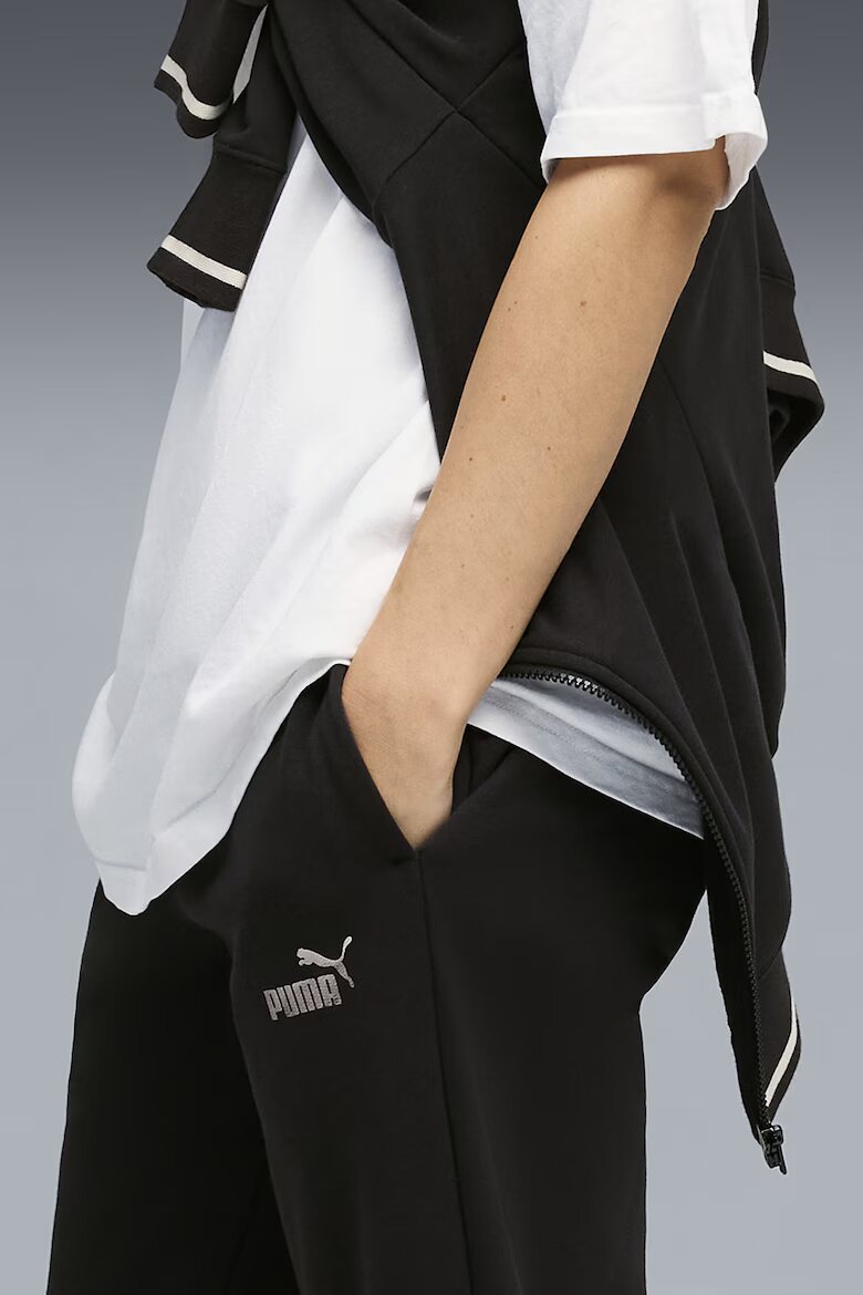 Puma Дълъг слим спортен екип с цип Черен