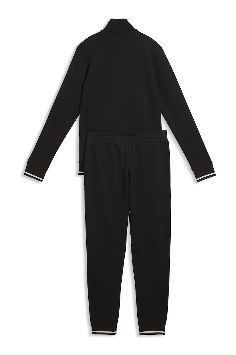 Puma Дълъг слим спортен екип с цип Черен